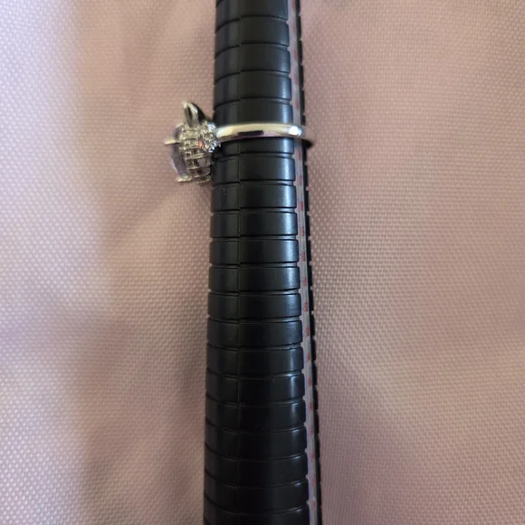 Claire's Silver Geometric Ring with Polished Finish - Picture 2 of 3